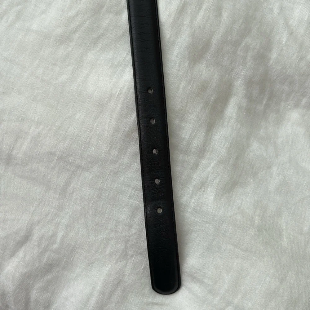 Vintage Coach 8400 Black Leather Belt - Picture 7 of 8